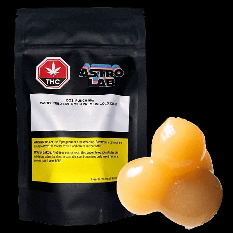 Astrolab Dosi Punch 90u Premium Cold Cure 1g Live Rosin 1g — Concentrate or Extract