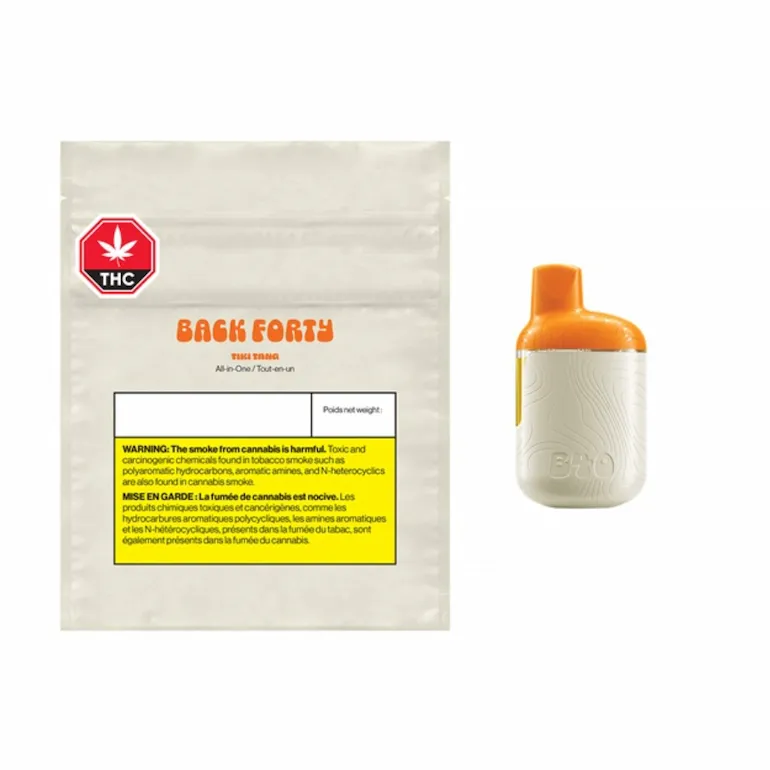 Back Forty Back Forty Tiki Tang 0.95 g Disposable Vape Pen 0.95g — Vape