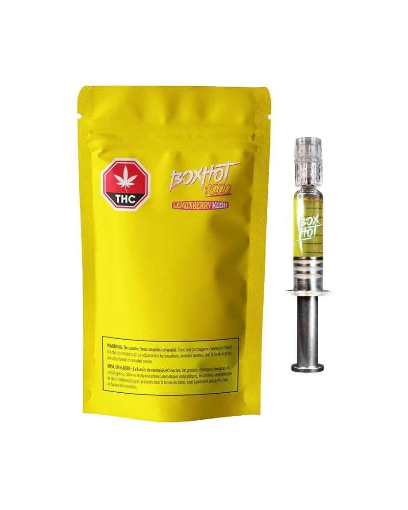 BOXHOT Lemonberry Kush Disty Dabber 1.2g Distillate Syringe 1.2g — Concentrate or Extract