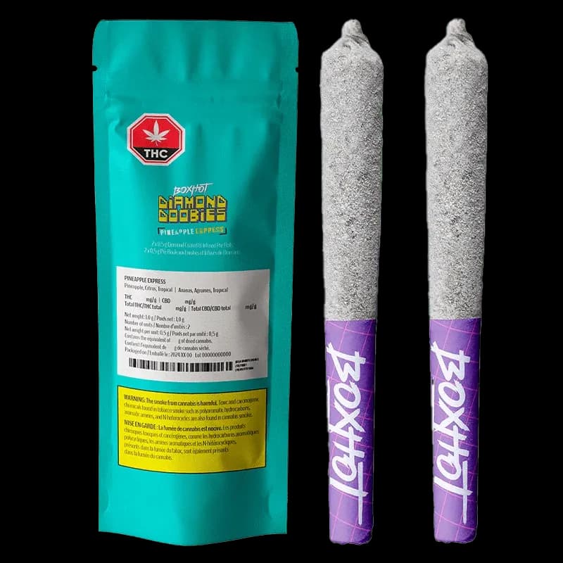 BOXHOT Pineapple Express 2 x 0.5g Infused Pre-Rolls 1g — Pre-Roll