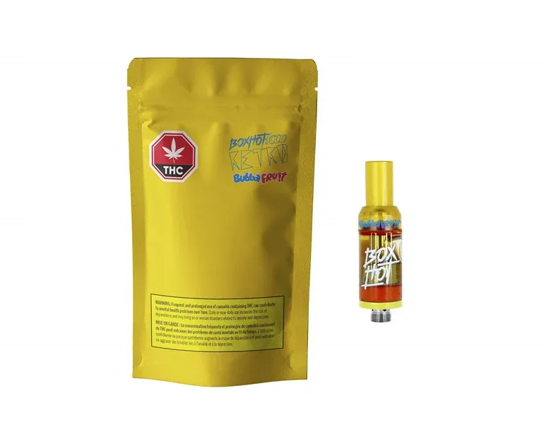 BOXHOT BOXHOT - BOXHOT Bubba Fruit 1.2 g Prefilled Vape Cartridge 1.2g — Vape Carts