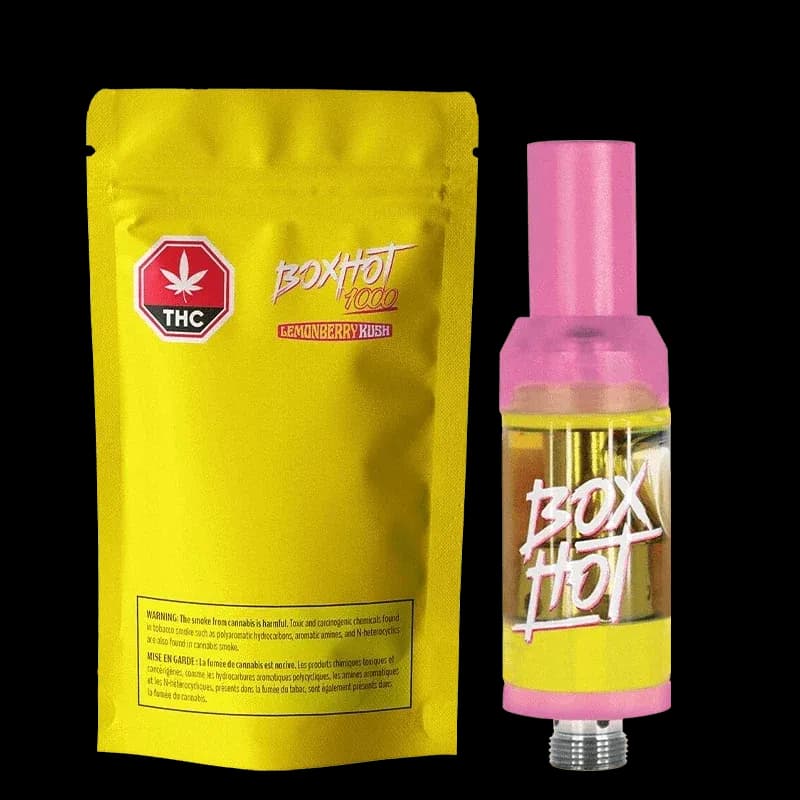 BOXHOT Lemonberry Kush 1.2g Prefilled Vape Cartridge 1.2g — Vape