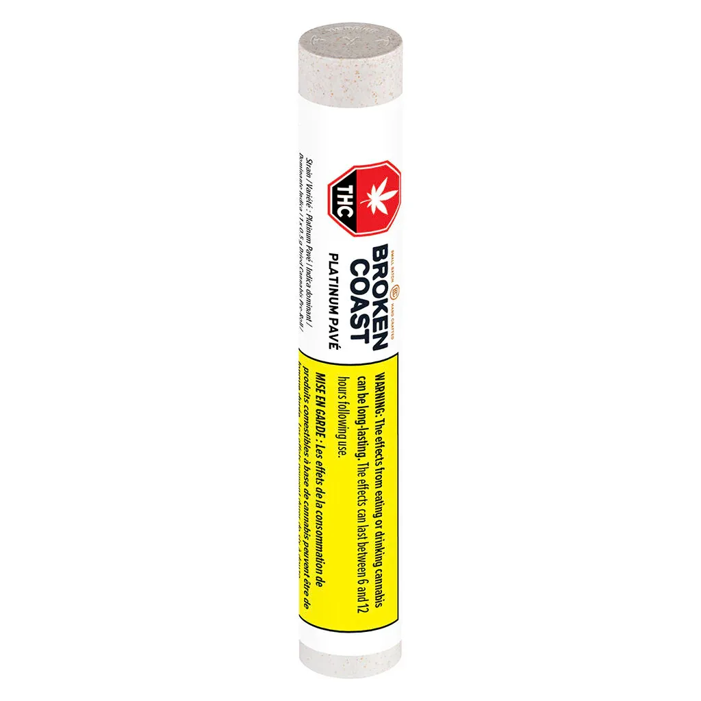 Broken Coast Platinum Pave 3 x 0.5g Pre-Rolls 1.5g — Pre-Roll