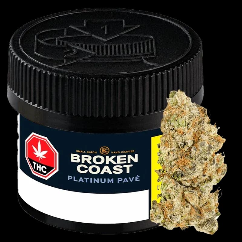 Broken Coast Broken Coast - Platinum Pave 3.5g Dried Flower 3.5g — Flower