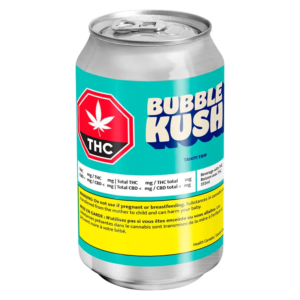 Bubble Kush Bubble Kush - Tahiti Trip 355ml Soda 355g — Beverages