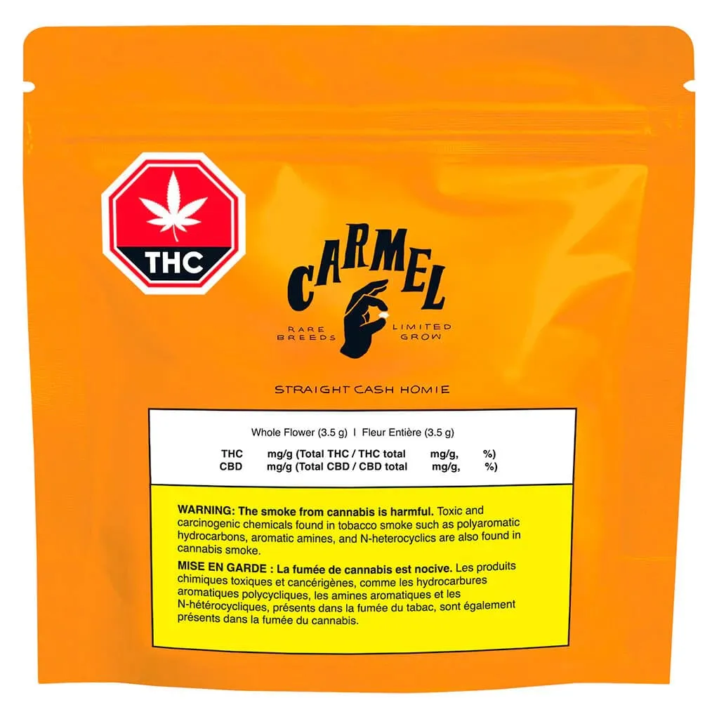 Carmel Straight Cash Homie - Straight Cash Homie 3.5g Dried Flower 3.5g — Flower