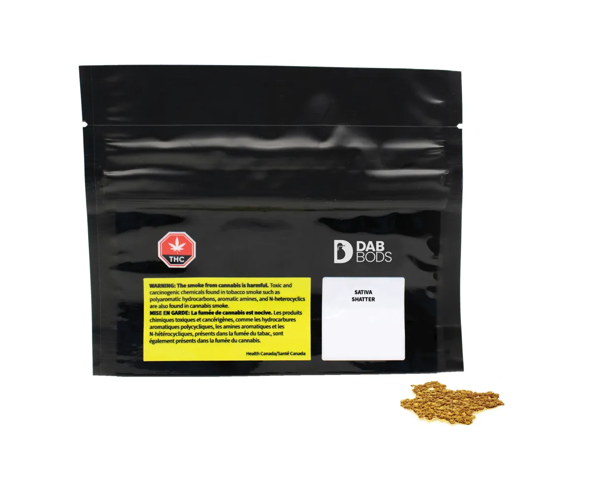 Dab Bods Sativa 1g Shatter 1g — Concentrate or Extract