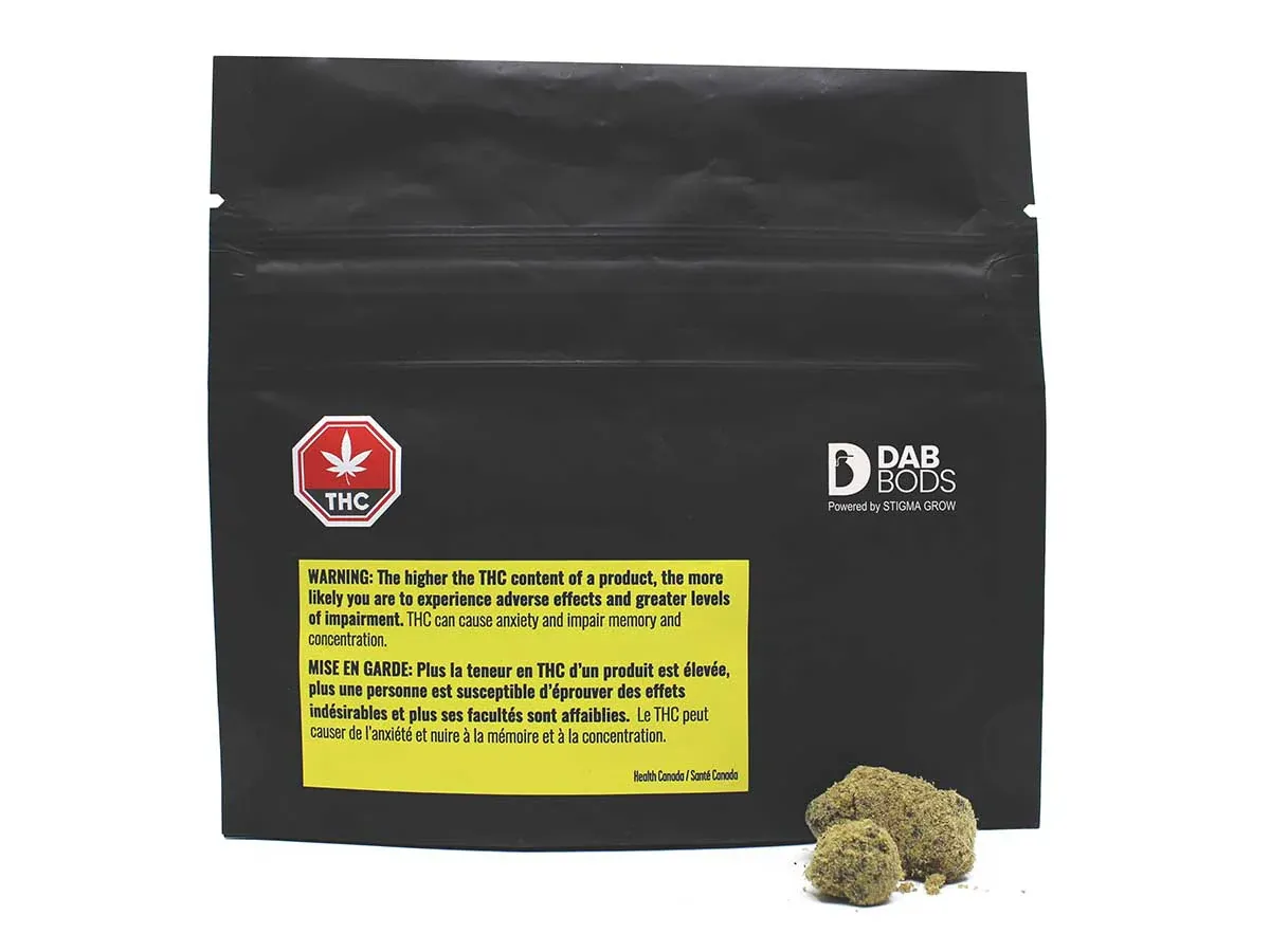 Dab Bods Blueberry 2g Moon Rocks 2g — Concentrate or Extract