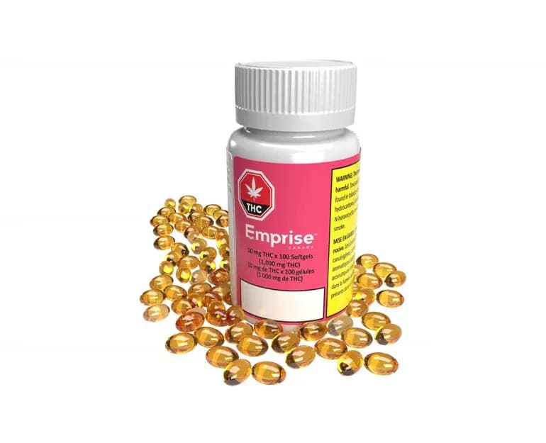 Emprise Canada Maximum THC FSO in VHSO 100 x 0.34g Soft Gels 34g — Capsule or Soft Gel