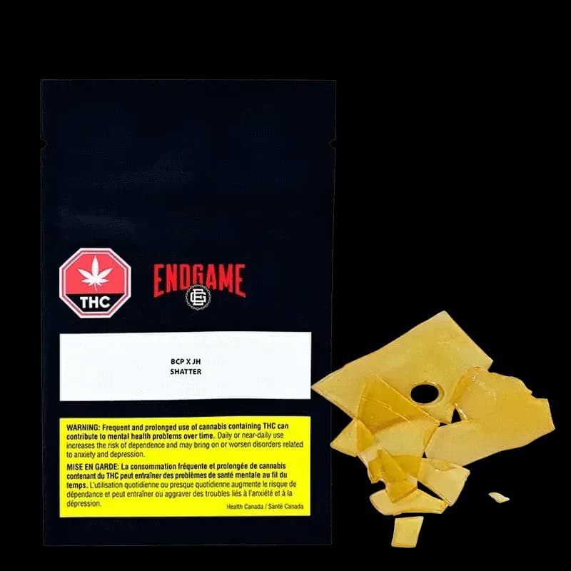 Endgame Black Cherry Punch x Jack Herer 1g Shatter 1g — Concentrates