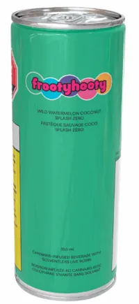 frootyhooty frootyhooty Wild Watermelon Coconut Splash Zero 355ml Sparkling Beverage 355g — Beverage