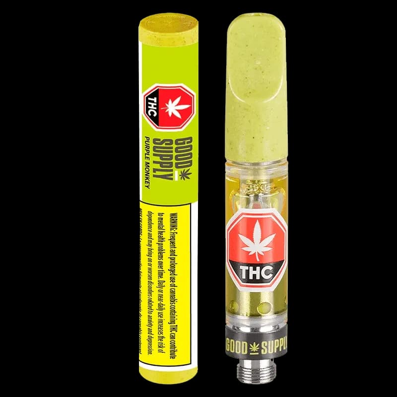 Good Supply Purple Monkey 1.0 g Prefilled Vape Cartridge 1g — Vape