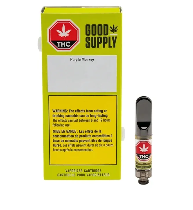 Good Supply Good Supply - Purple Monkey 1.0 g Prefilled Vape Cartridge 1g — Vape Carts