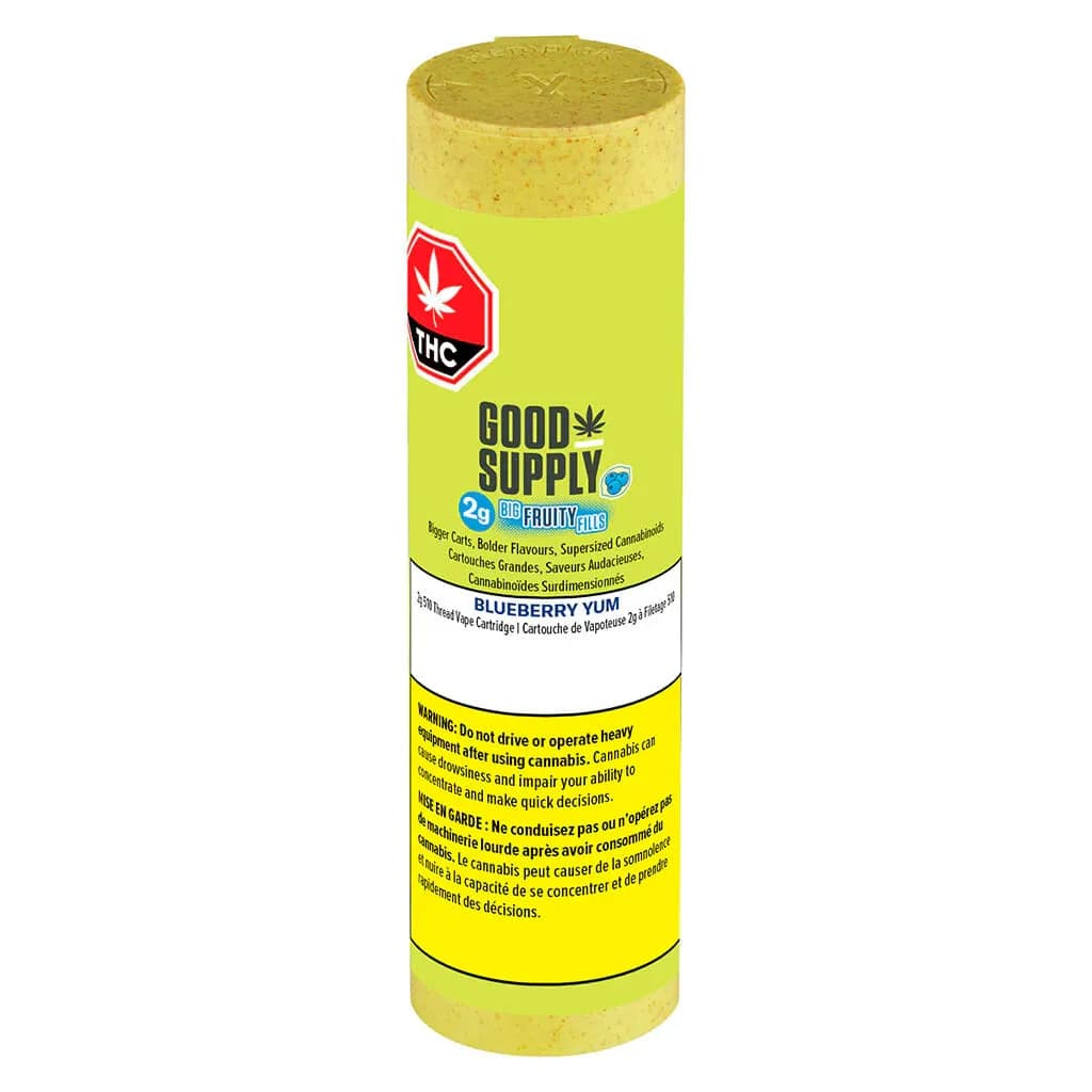 Good Supply Good Supply - Good Supply Blueberry Yum 2g Prefilled Vape Cartridge 2g — Vape Carts