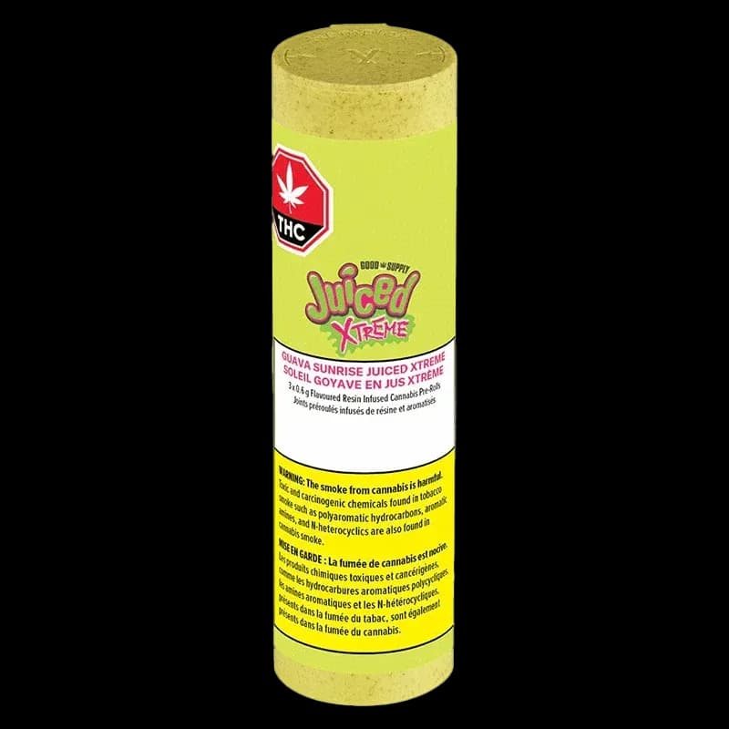 Good Supply Juiced Good Supply Juiced - Guava Sunrise Juiced Xtreme 3 x 0.6g Resin Infused Pre-Rolls 1.8g — Infused Pre-Rolls