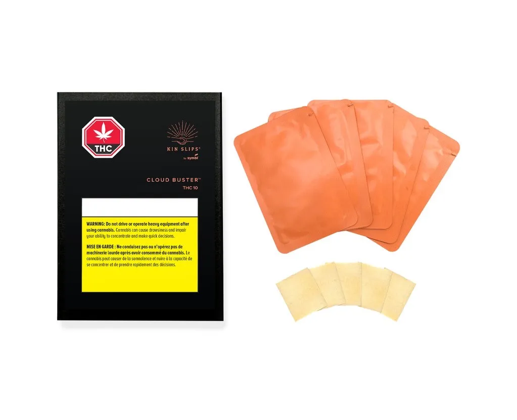 Kin Slips by Symbl Cloud Buster THC 10 mg Sublingual Strips 0.72g — Capsule or Soft Gel