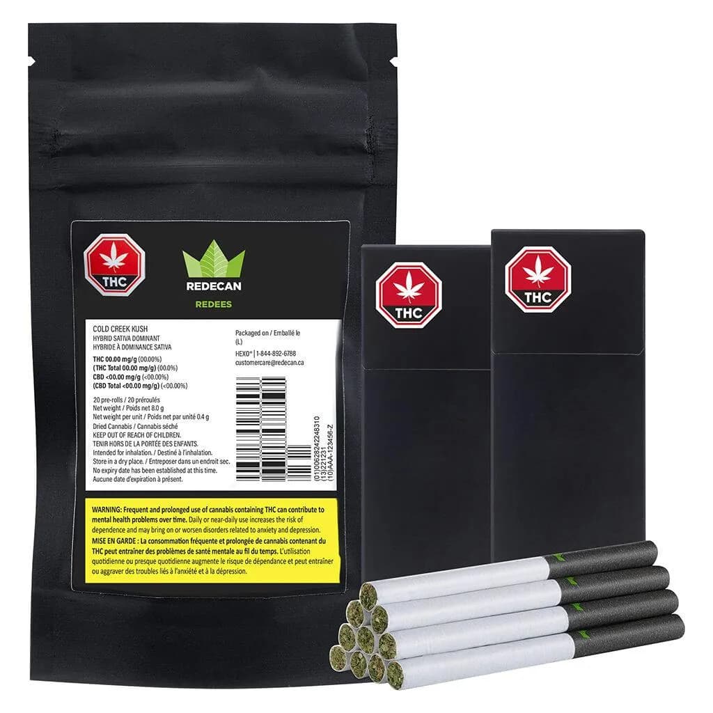 Redees Cold Creek Kush 20 x 0.4g Pre-Rolls 8g — Pre-Roll