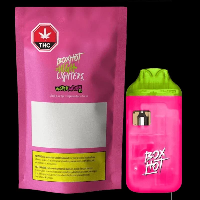 BOXHOT Boxhot Highlighters Watermelon G 1g Disposable Vape 1g — Vape