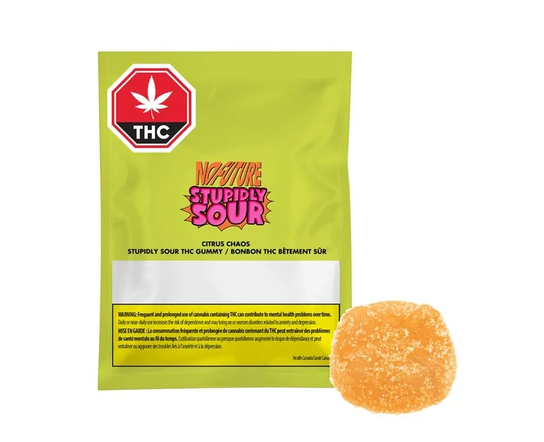 No Future Citrus Chaos 1 x 10g Sour Soft Chew 10g — Edible