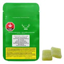 Wyld Wyld Real Fruit Sour Apple 2 x 4g Soft Chews 8g — Edible