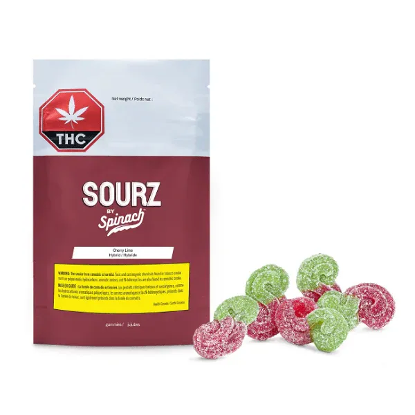 Spinach SOURZ by Spinach Cherry Lime 5x5g 25g — Edible