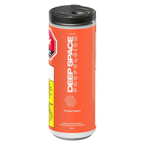 Deep Space Pulsar Peach 355mL Soda 355g — Beverage
