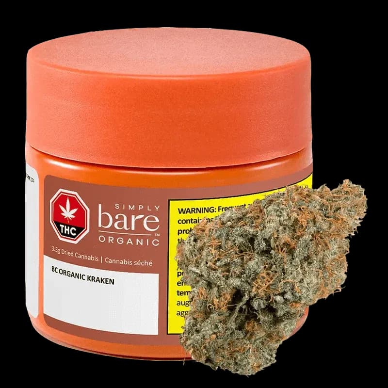 Simply Bare BC Organic Kraken 3.5g Dried Flower 3.5g — Dried Flower