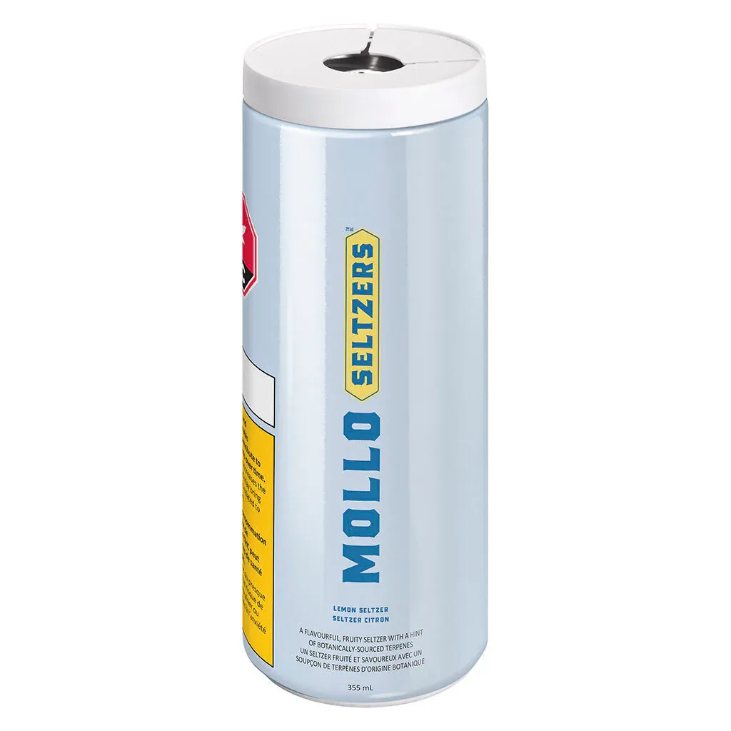 Mollo Lemon Seltzer 355ml Beverage 355g — Beverage