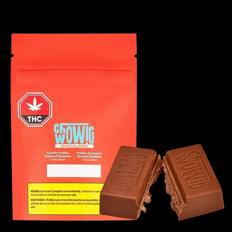 Chowie Wowie Crunchy Praline Balanced 1 x 20g Milk Chocolate 20g — Edible