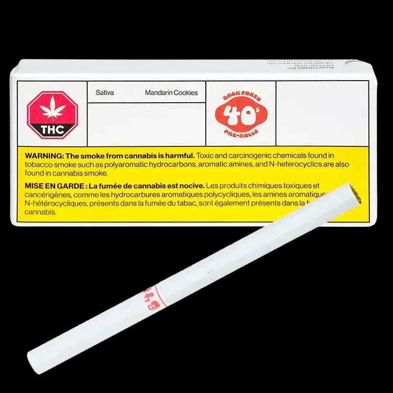 Back Forty BACK FORTY MANDARIN COOKIES 10 x 0.35 G PRE-ROLLS 3.5g — Pre-Roll