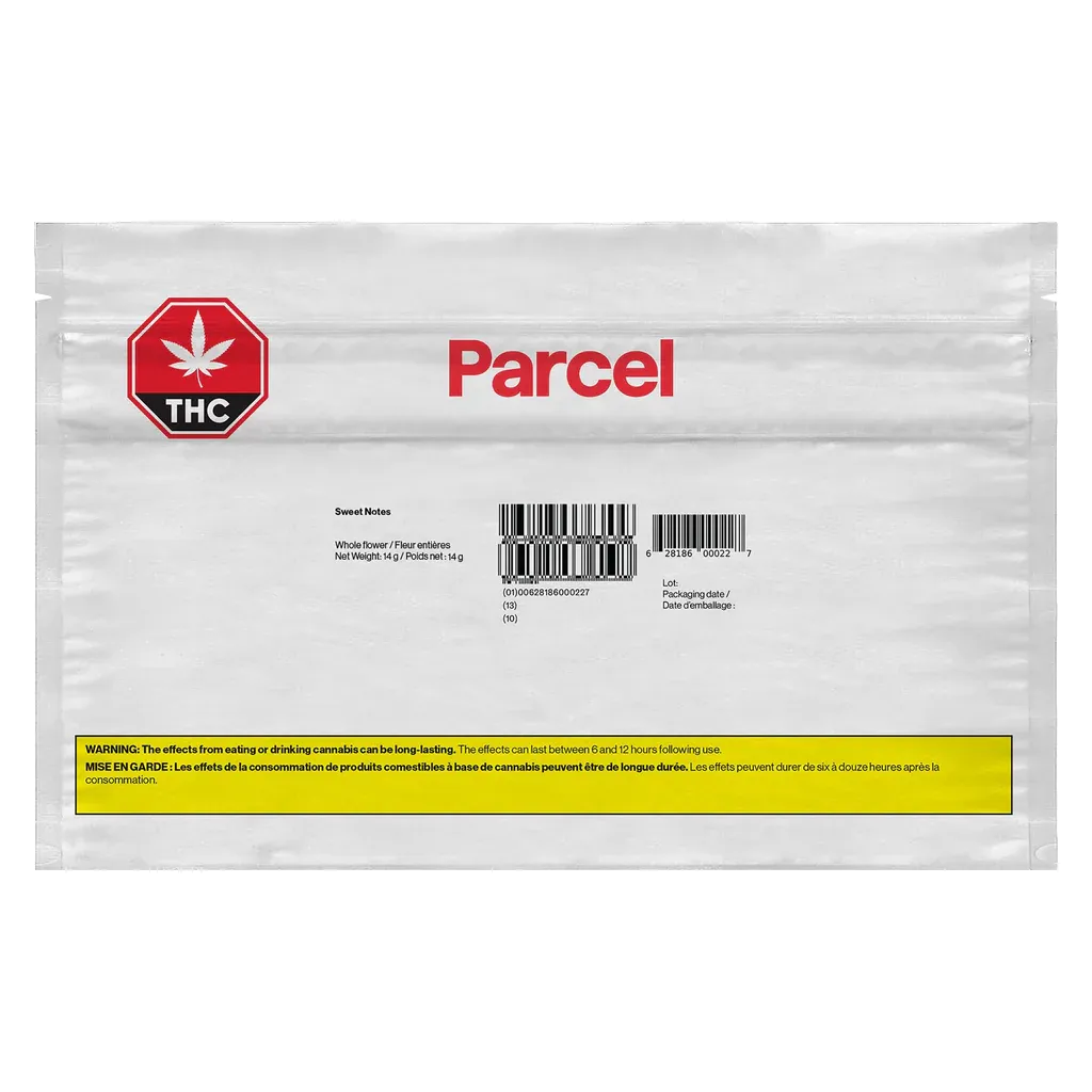 Parcel Parcel - Sweet Notes 14g Dried Flower 14.000g — Flower