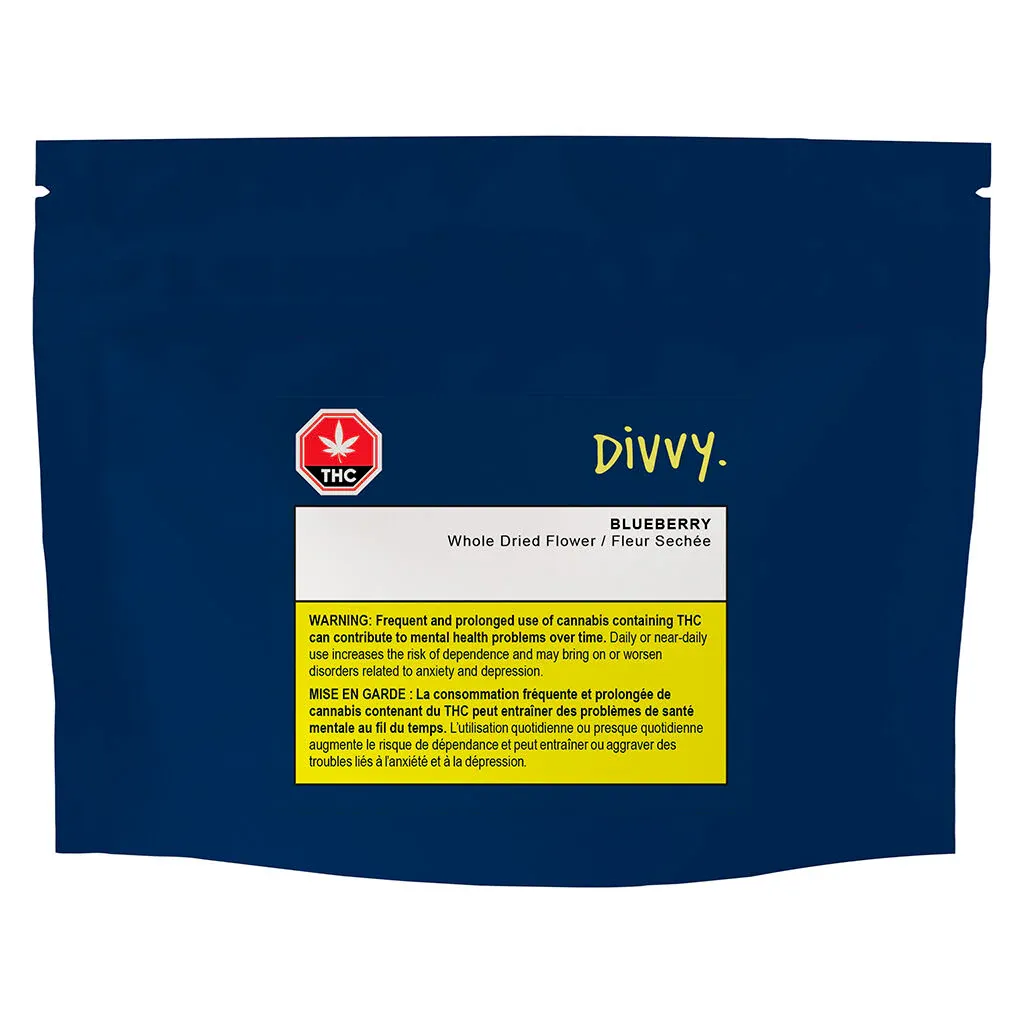 Divvy Divvy - Blueberry 28g Dried Flower 28g — Flower
