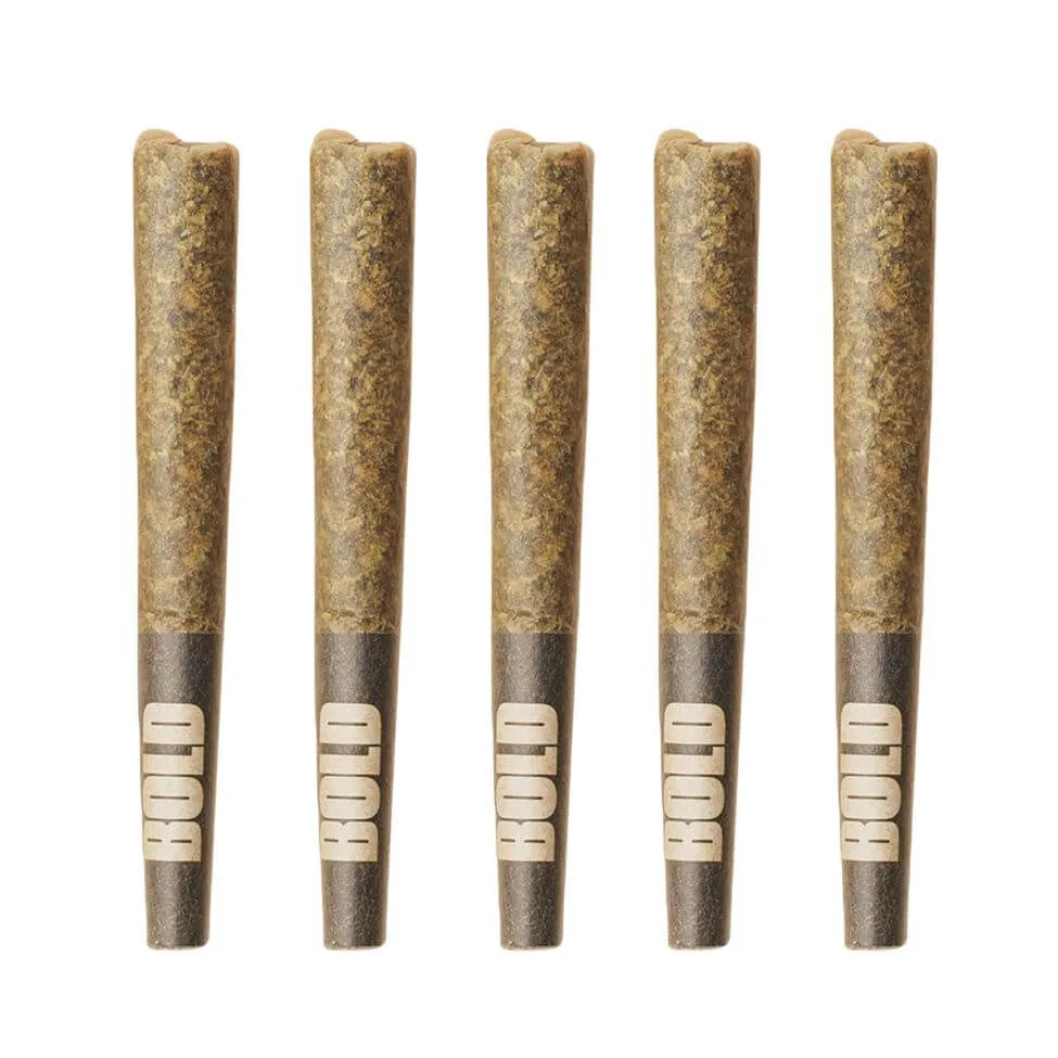 BOLD Electric Blue 5 x 0.4g Diamond Infused Pre-Rolls 2g — Infused Pre-Roll
