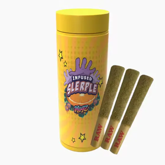 Tribal Nugz - Slerple 3 x 0.6g Infused Pre-Rolls 1.8g — Pre-Roll