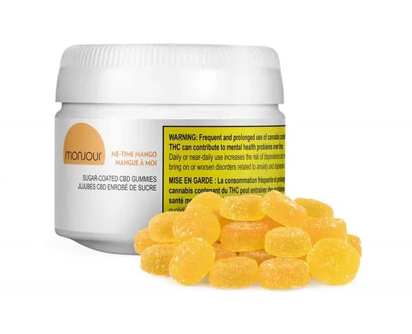 Monjour Me-time Mango CBD 30 x 4.5g Soft Chews 135g — Edible