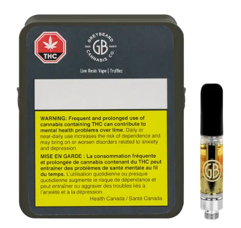 Greybeard Greybeard Trufflez Live Resin 1.0 g Prefilled Vape Cartridge 1g — Vape