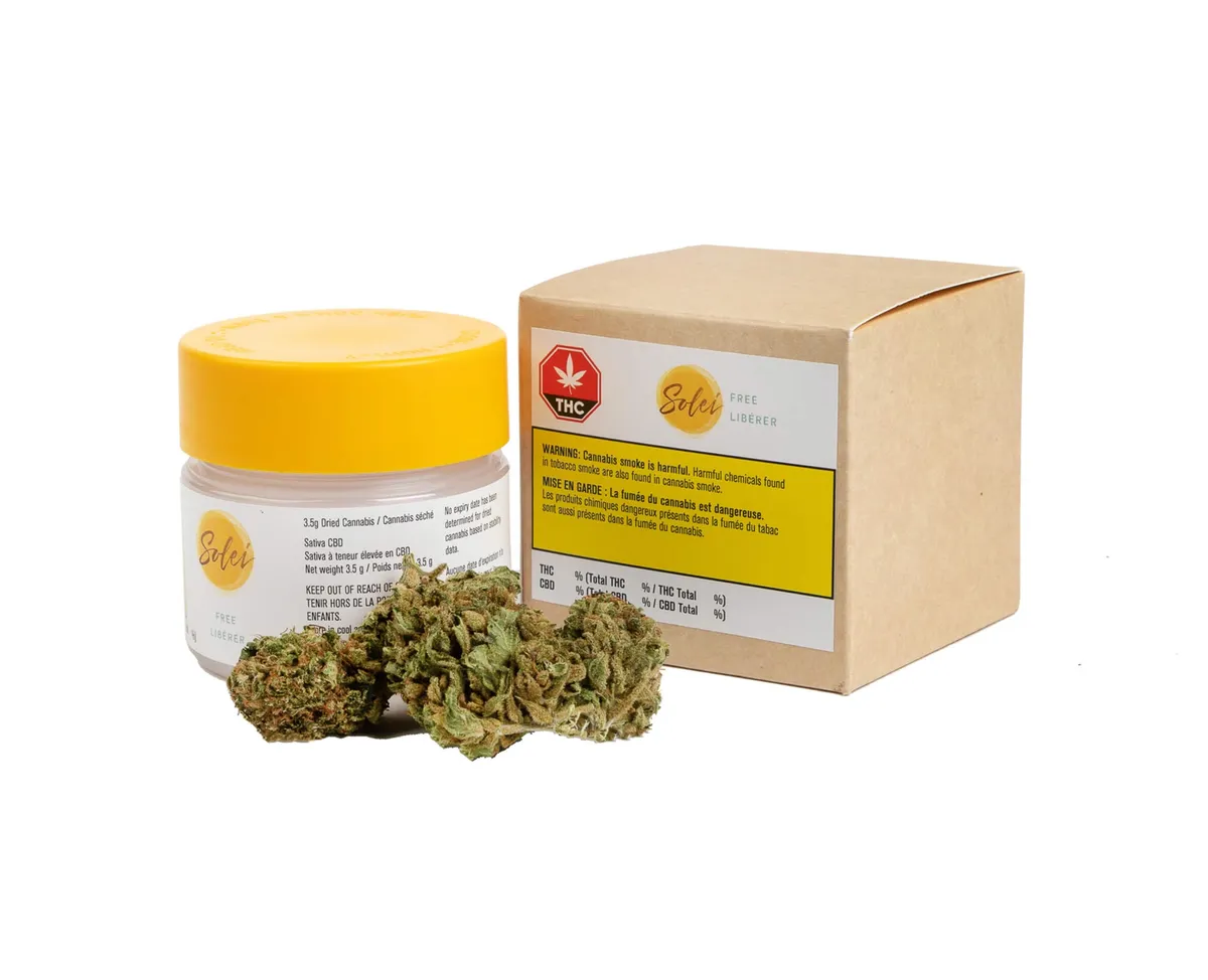 Solei Free 3.5g Dried Flower 3.5g — Dried Flower