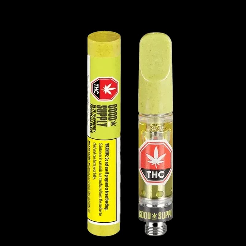Good Supply Good Supply Blue Raspberry 1.0 g Prefilled Vape Cartridge 1g — Vape