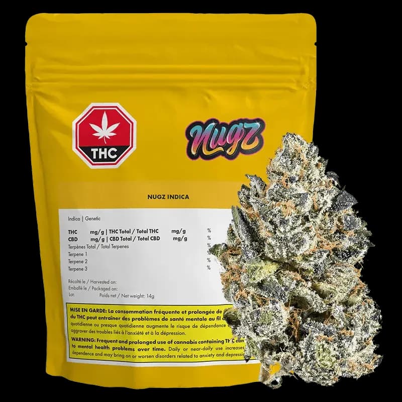 Nugz Nugz Indica 14g Dried Flower 14g — Dried Flower