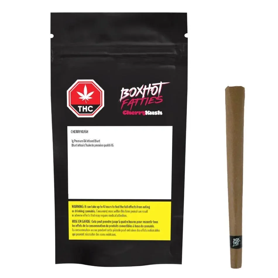 BOXHOT Fatties Cherry Kush 1 x 1g Infused Blunt 1g — Pre-Roll