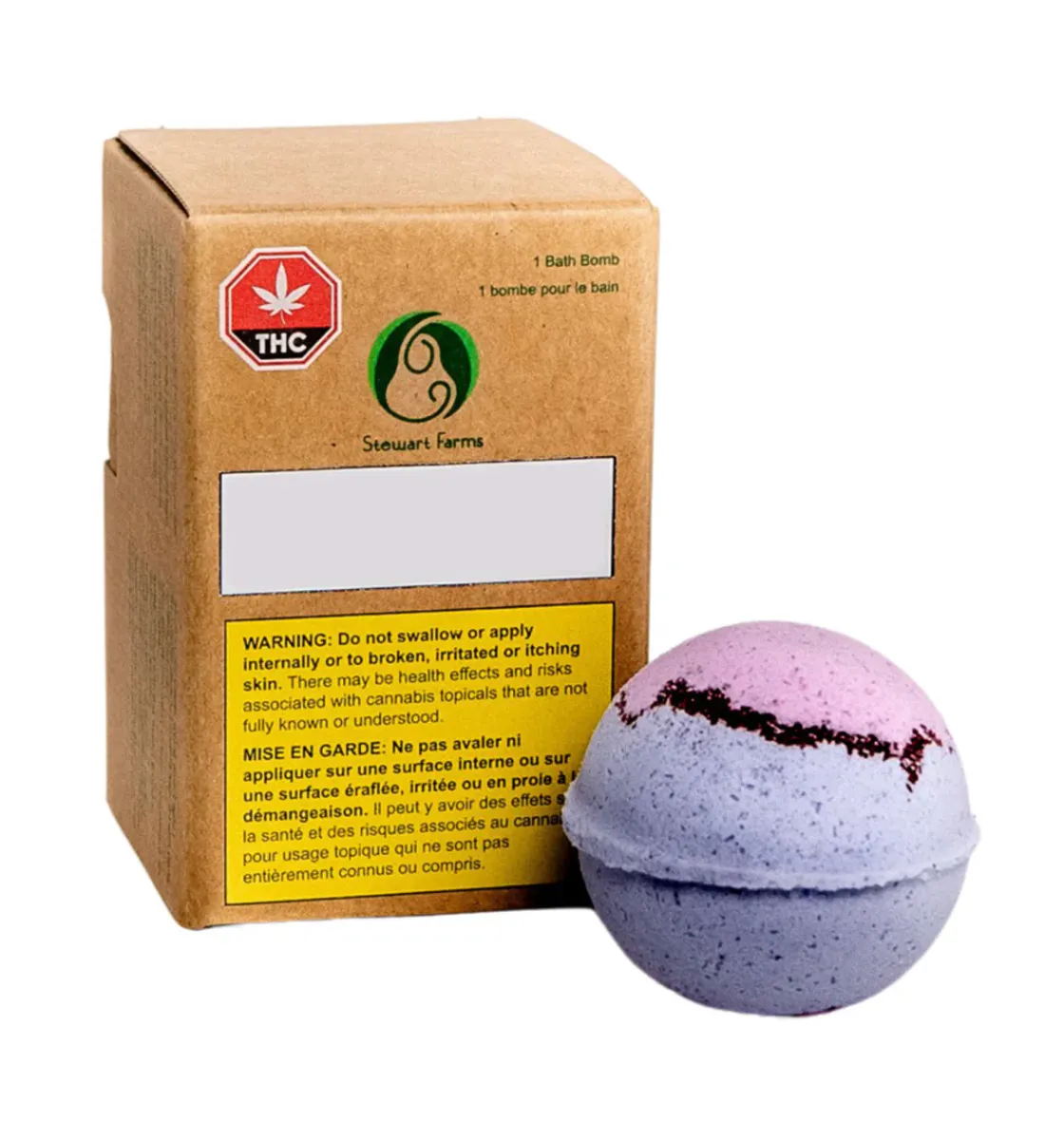 Freedom Cannabis Zen Citrus 1 x 150g Bath Bomb 150g — Topical