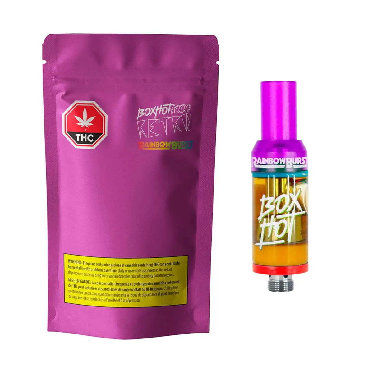 BOXHOT BOXHOT Rainbow Burst 1.2 g Prefilled Vape Cartridge 1.2g — Vape