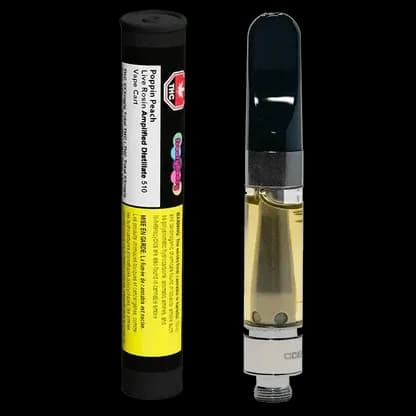 frootyhooty frootyhooty Poppin Peach Live Rosin 1.0 g Prefilled Vape Cartridge 1g — Vape