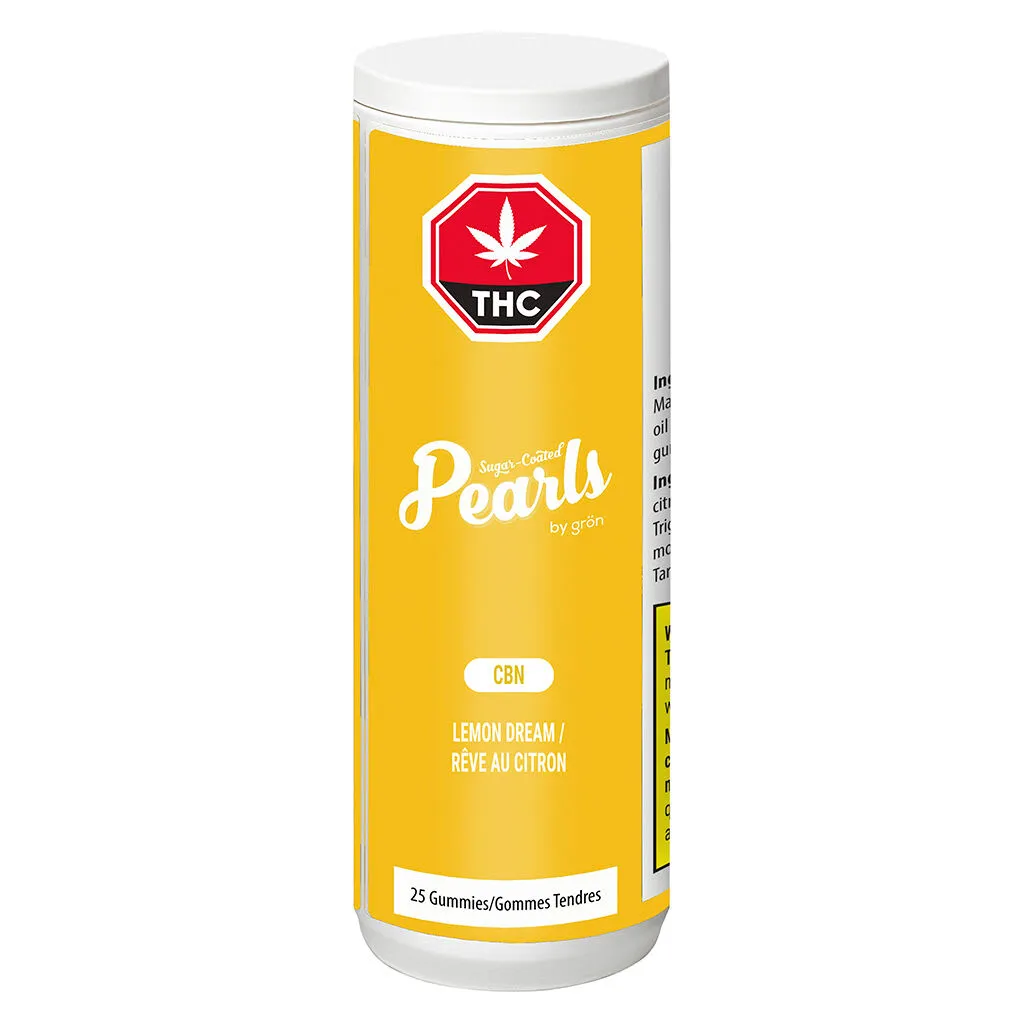 Pearls by gron Lemon Dream CBN 25 x 3.5g Soft Chews 87.5g — Edible