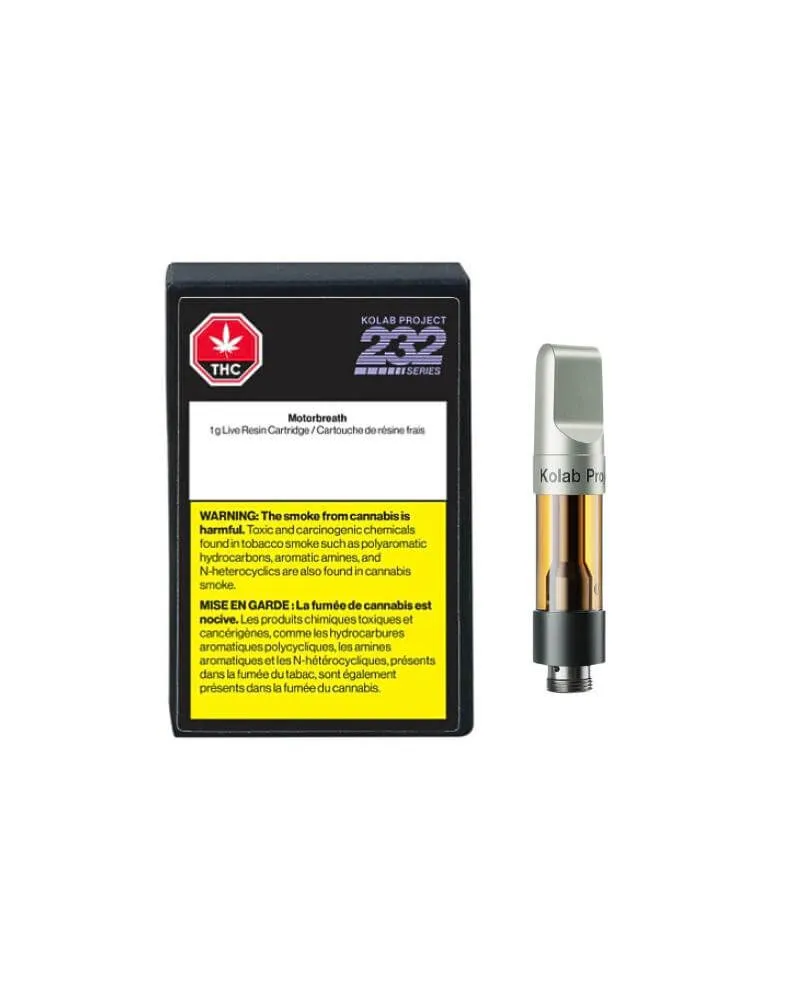 Kolab Project Motorbreath Pure Live Resin 1g Prefilled Vape Cartridge 1g — Vape