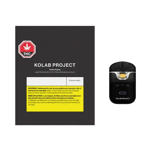 Kolab Project Kolab Project - Golden Papaya Diamonds 1g Disposable Vape Pen 1g — Vape Carts