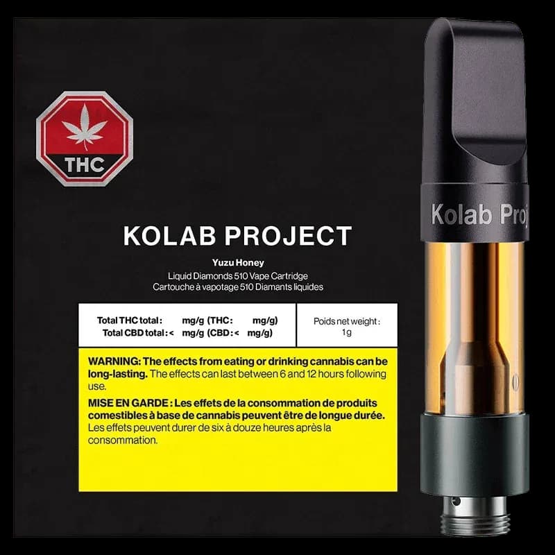 Kolab Project Kolab Project Pink Lychee Diamonds 1g prefilled vape cartridge 1g — Vape Carts