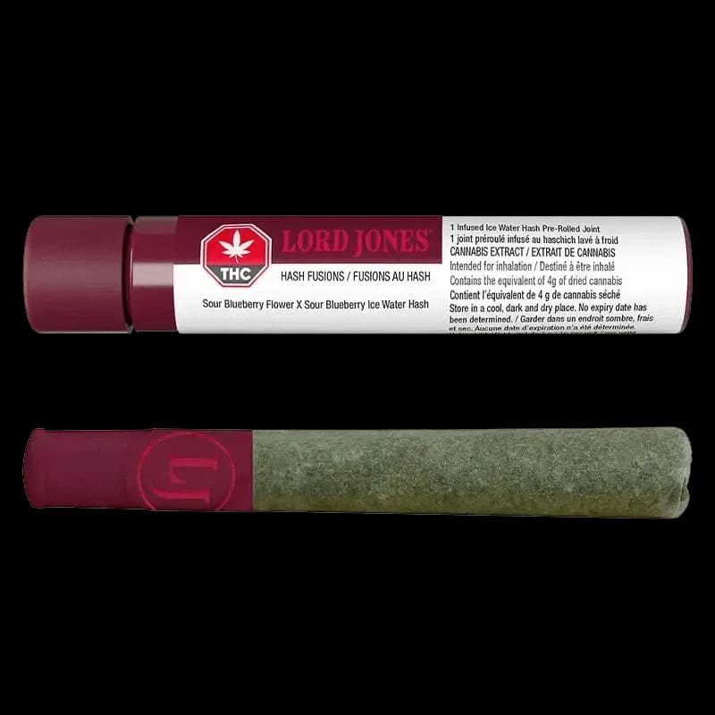Lord Jones Lord Jones - Sour Blueberry x Sour Blueberry 1 x 1g Infused Pre-Roll 1g — Infused Pre-Rolls