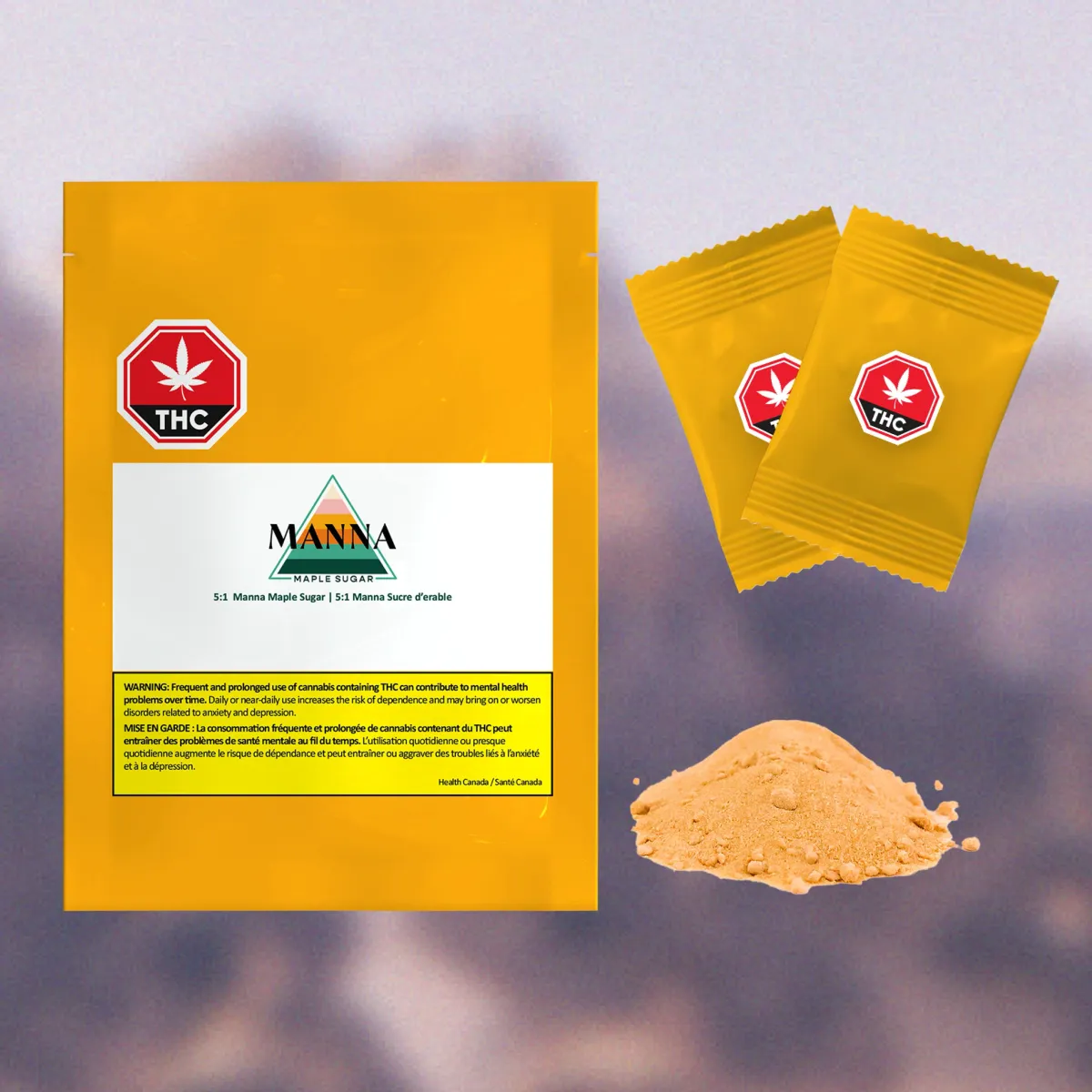 Manna Manna - Manna Maple Sugar 5:1 CBD THC 2 x 2g 4g — Edibles