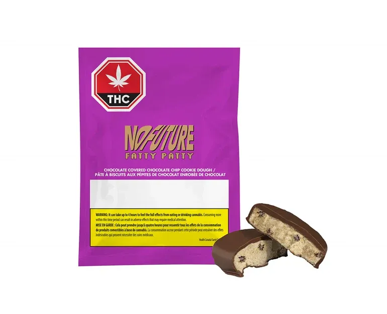 No Future Chocolate Chip Cookie Dough 1 x 17g Chocolate Patty 17g — Edible
